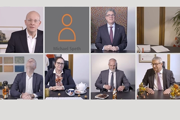 Weihnachtliche Videocall Parodie Dz Bank Chefs Beweisen Humor Unternehmen 18 12 2020 Fonds Professionell