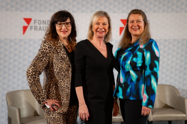 Manuela Fröhlich, Anne Connelly und Anke Dembowski (v.l.n.r.)